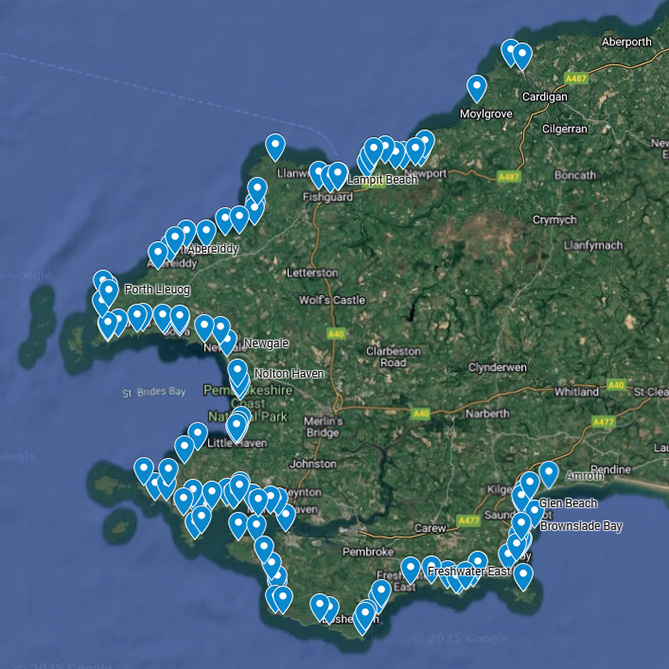 Map of Beaches